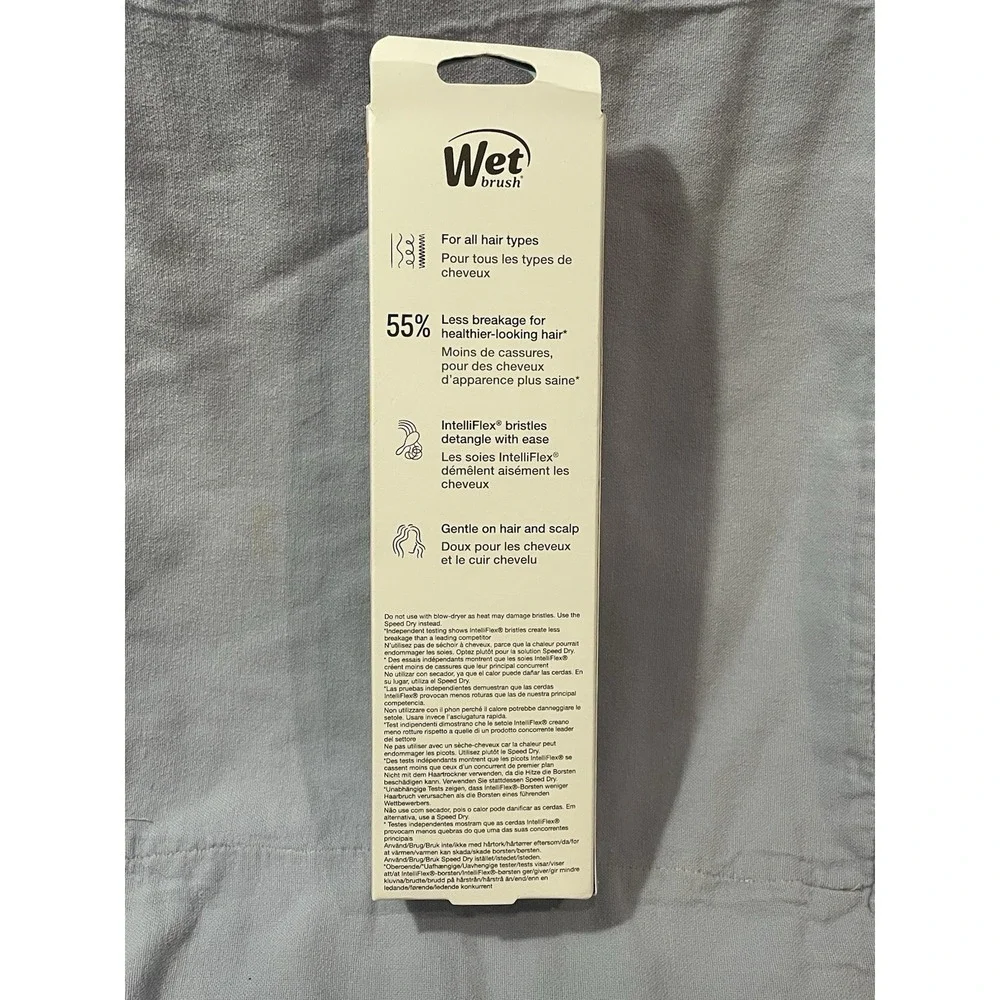 NEW Wet Brush x‎ Disney - Original Purple Multicolor Detangler - Hello Daisy
